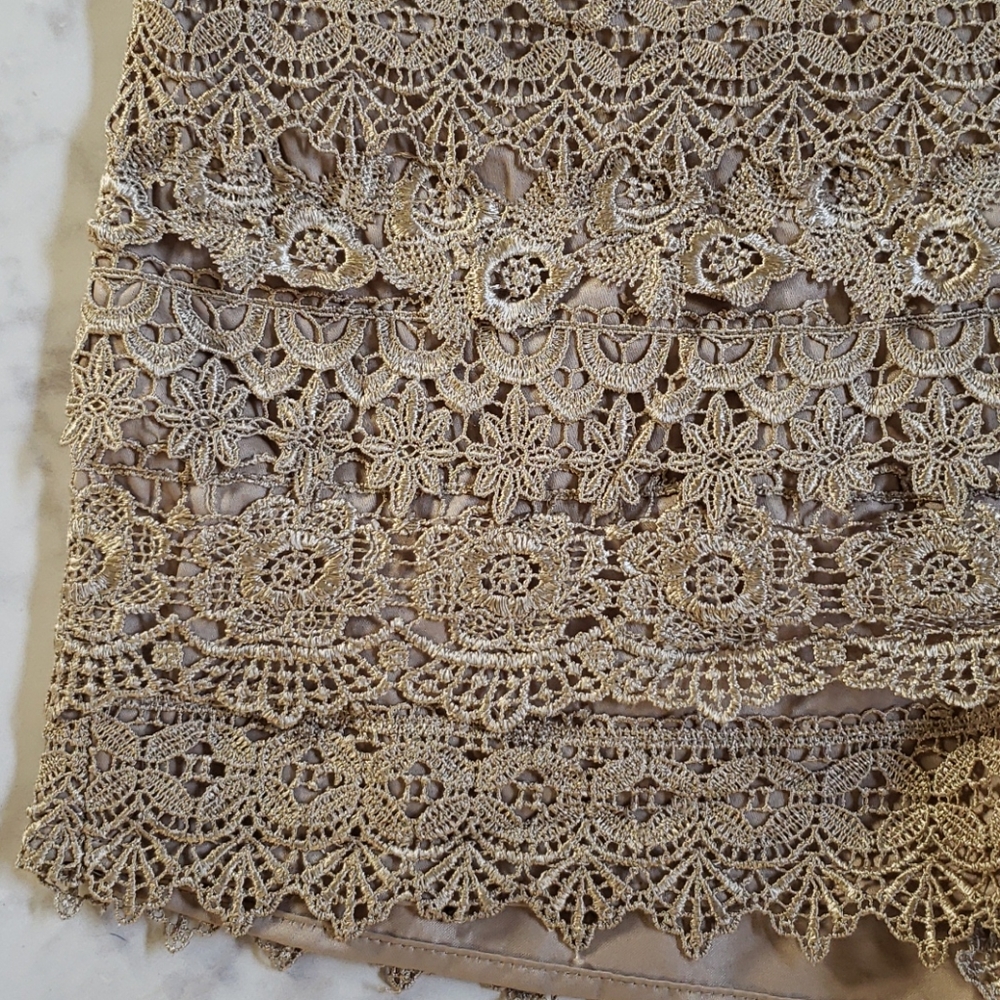 Crochet lace shorts